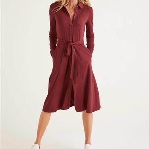 Boden Susannah Jersey Shirt Dress NWT